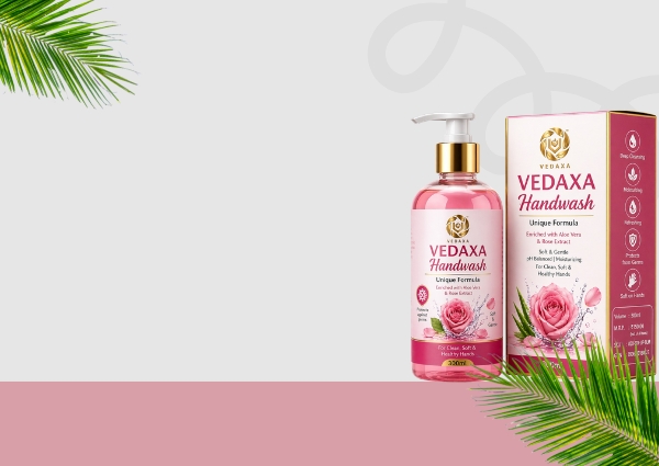 Rose Extract Hand Wash - Vedaxa