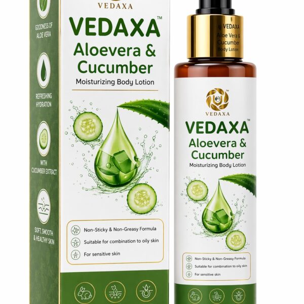 Vedaxa Aloe Vera & Cucumber Body Lotion