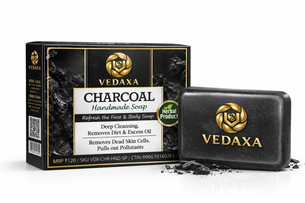 Vedaxa Charcoal Handmade Soap