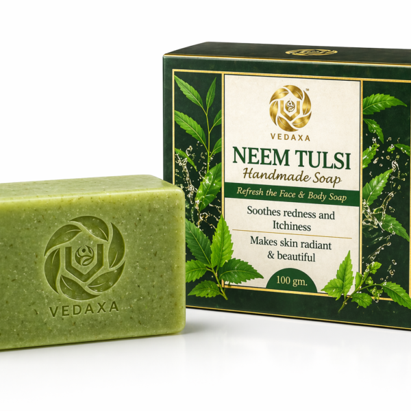 Vedaxa Neem Tulsi Handmade Soap