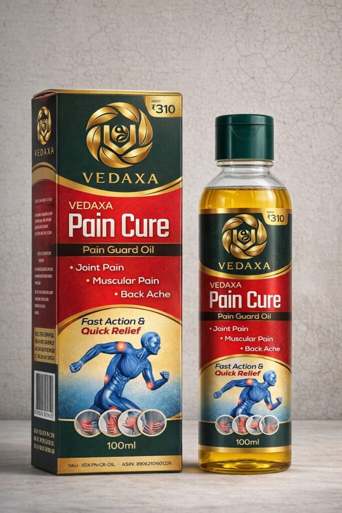 Vedaxa Pain Cure Oil for Knee Pain