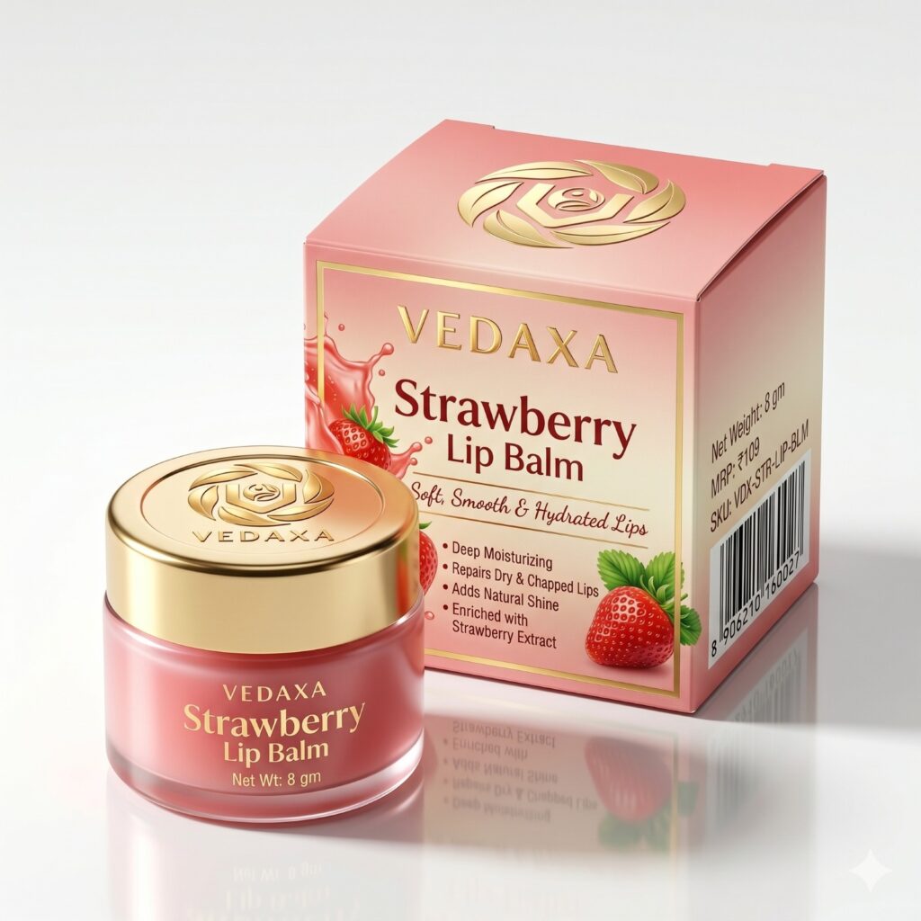 Vedaxa Strawberry Lip Balm