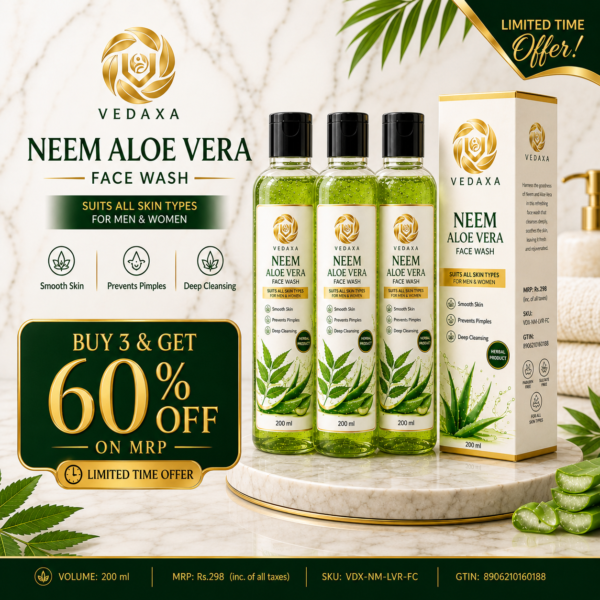 Vedaxa Neem Aloe Vera Face Wash