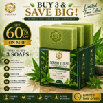 Vedaxa Neem Tulsi Handmade Soap Como Pack