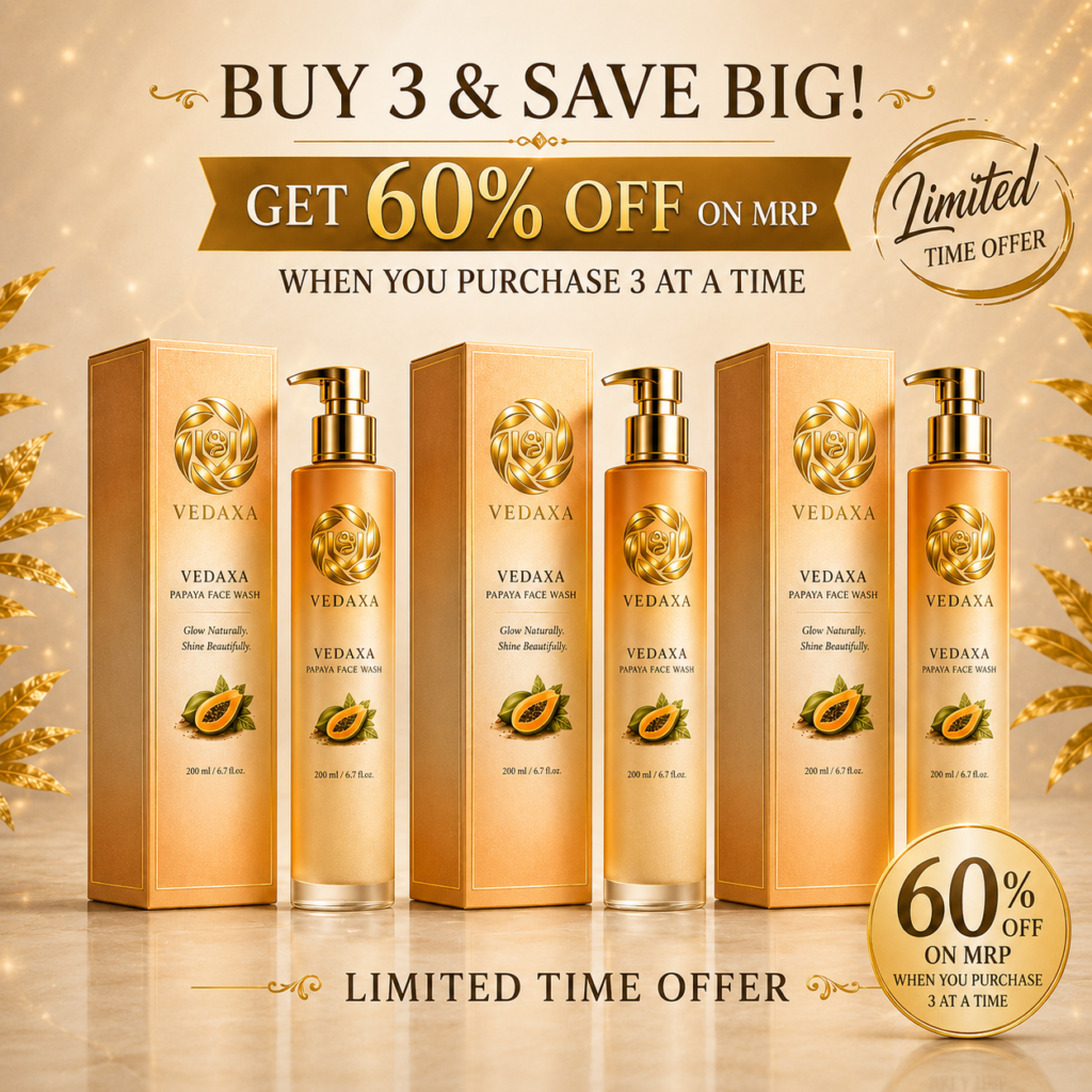 Vedaxa Papaya Face Wash Combo Pack