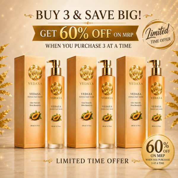 Vedaxa Papaya Face Wash Combo Pack