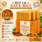 Vedaxa Sandal And Turmuric Handmade Soap Combo Pack