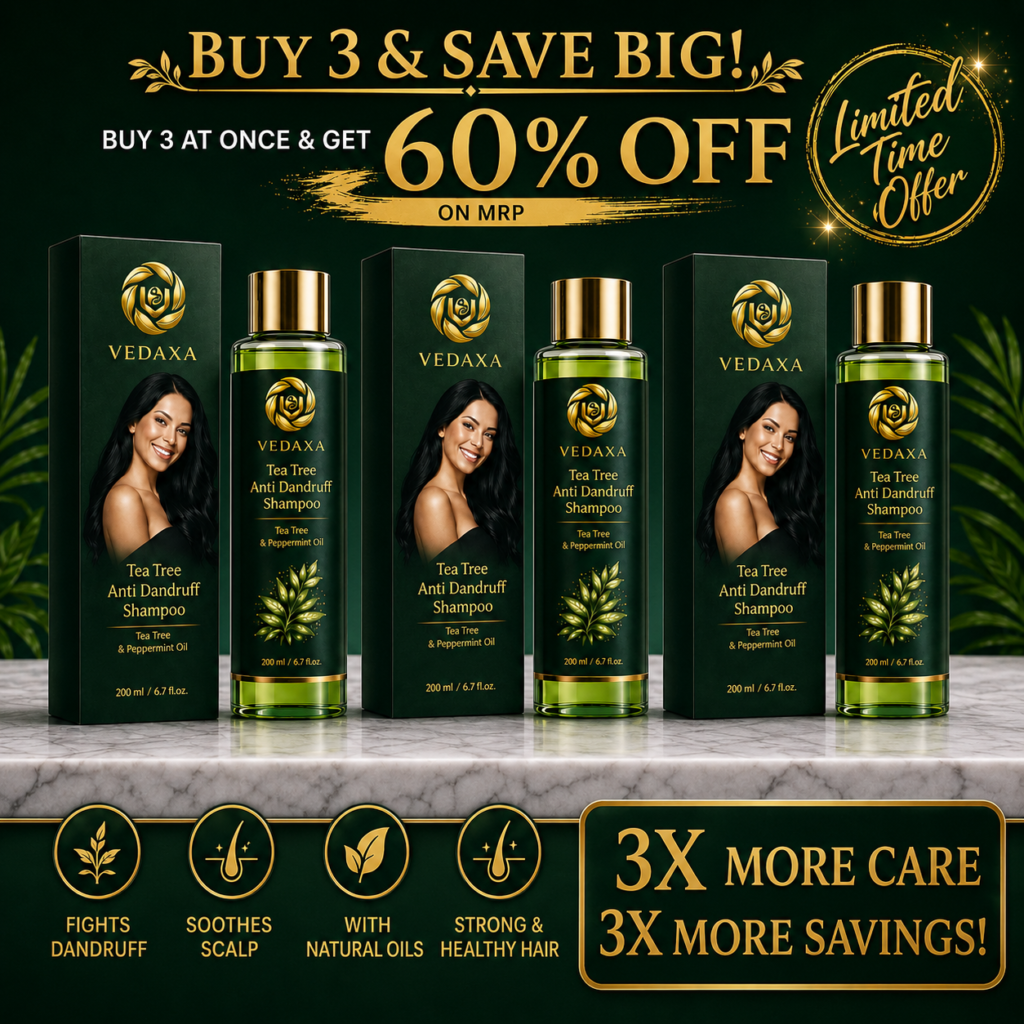 Vedaxa Tea Tree Anti Dandruff Shampoo