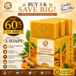 Vedaxa Turmeric Handmade Soap Combo Pack