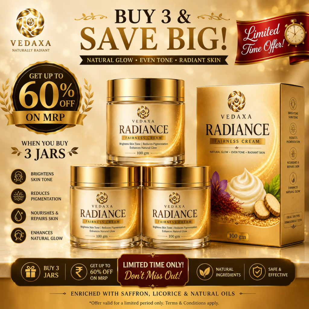 Vedaxa Radiance Fairness Cream Combo Pack